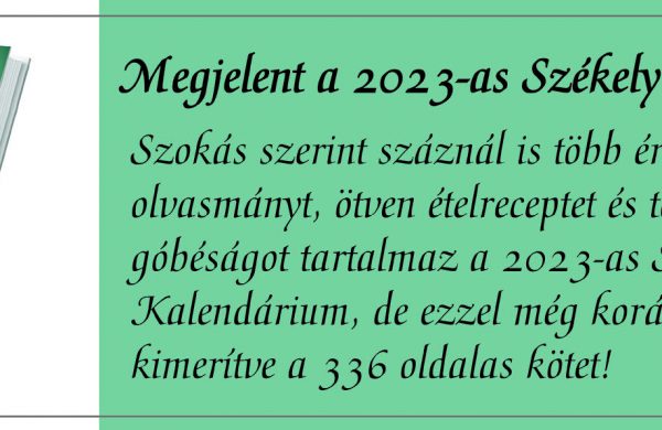 Székely Kalendárium 2023